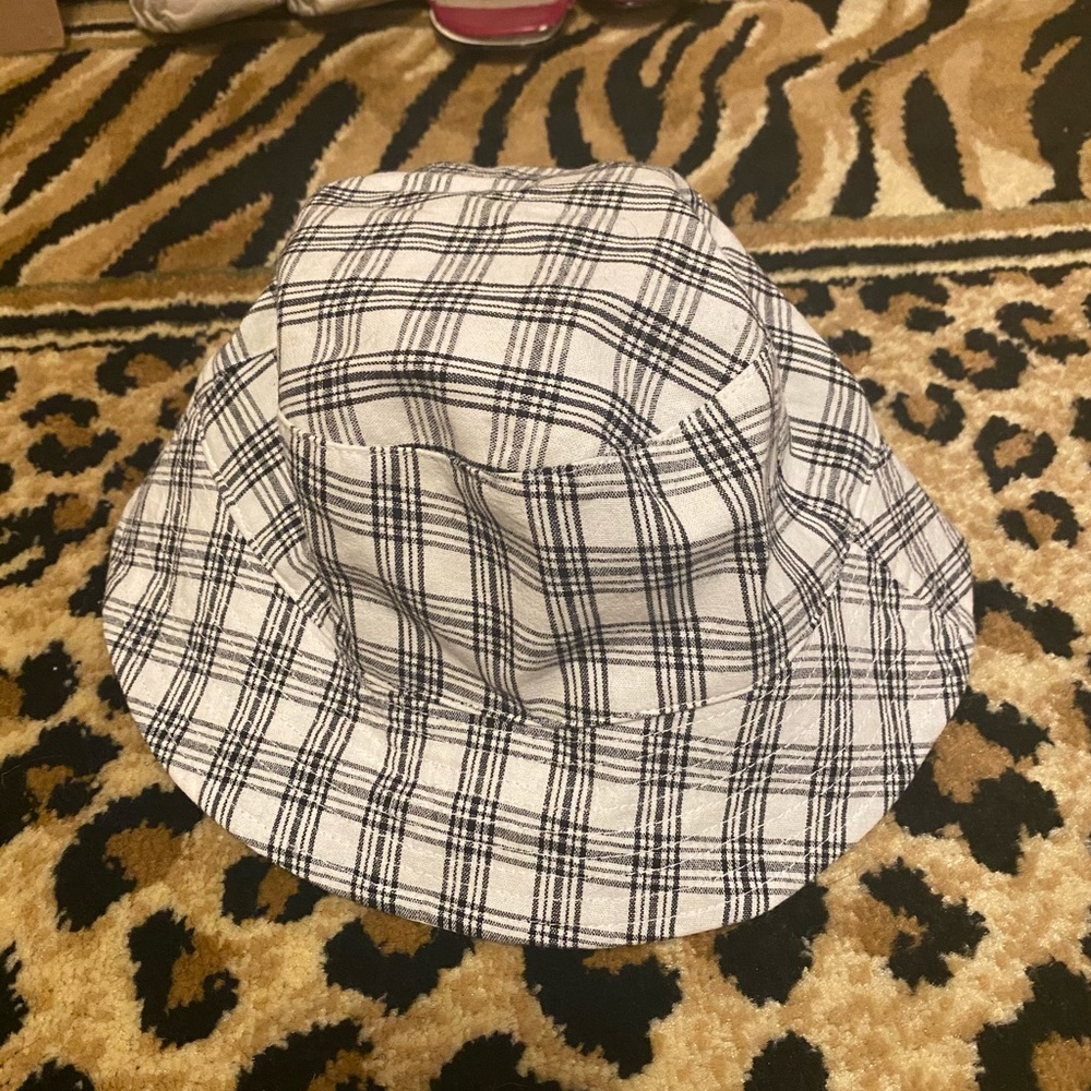 plaid bucket hat